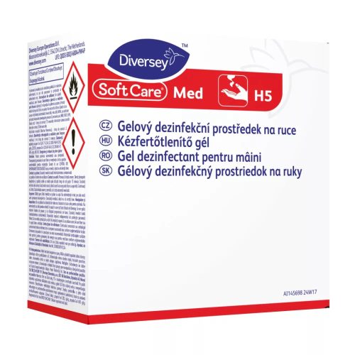 Soft Care Med H5 6x0,8L alkoholos kézfertőtlenítő gél 100980212