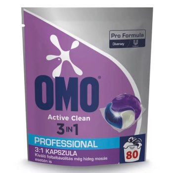 OMO Active Clean 3 in 1 mosókapszula 80db/csomag