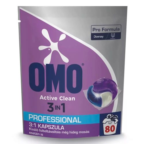 OMO Active Clean 3 in 1 mosókapszula 80db/csomag