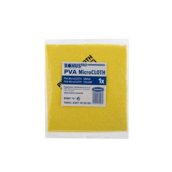 BONUS PRO PVA mikroszálas törlőkendő , sárga