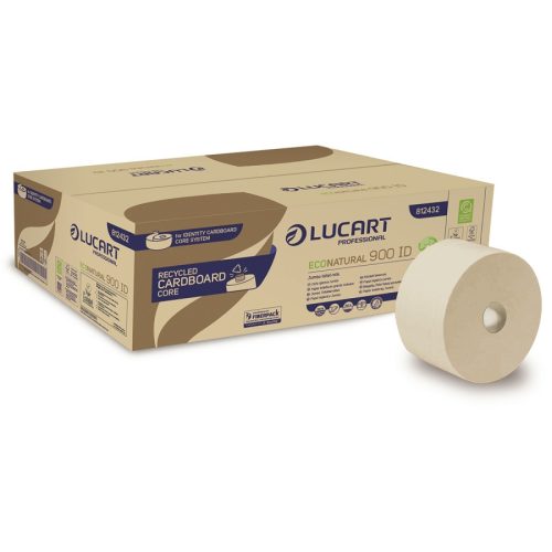 Lucart Econatural 900 ID/CC 2rétegű toalettpapír 12 tekercs/karton 812432