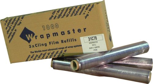 Wrapmaster (folpack)1000 pvc fólia 3*100m 30cm széles 3tekercs/karton  WM-31C78