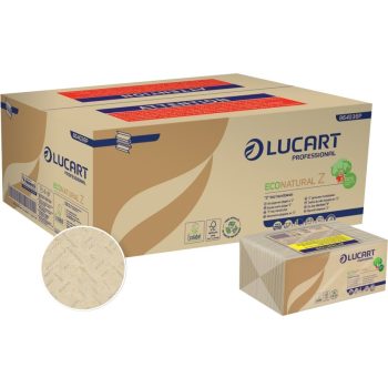   LucArt Econatural Z hajtogatott kéztörlő papír 18x220 lap/karton