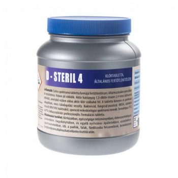 D-Steril 4 klórtabletta 330db/doboz