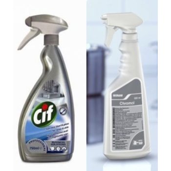 Nemesacél tisztító- és ápoló szerek